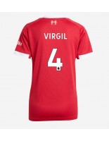 Liverpool Virgil van Dijk #4 Hjemmedrakt Dame 2025-26 Korte ermer